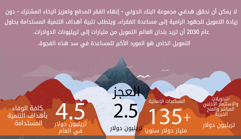 تعظيم التمويل لتعزيز التنمية